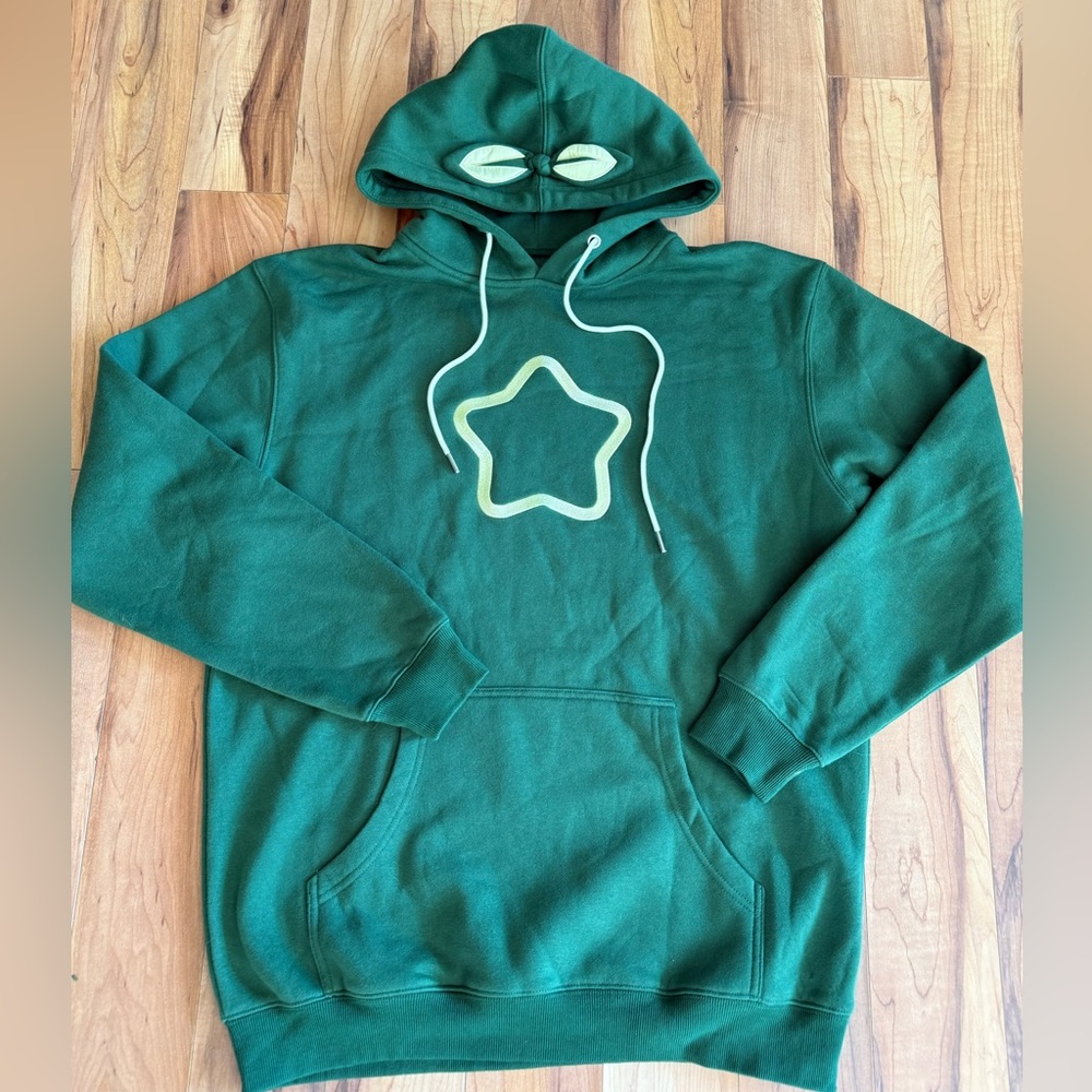 Sykkuno Green Star Hoodie